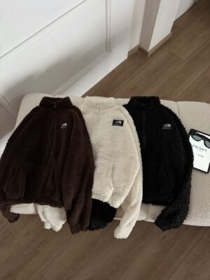 Sudadera Sherpa "Arctic Cozy" - Textura Ultra Suave con Medio Cierre